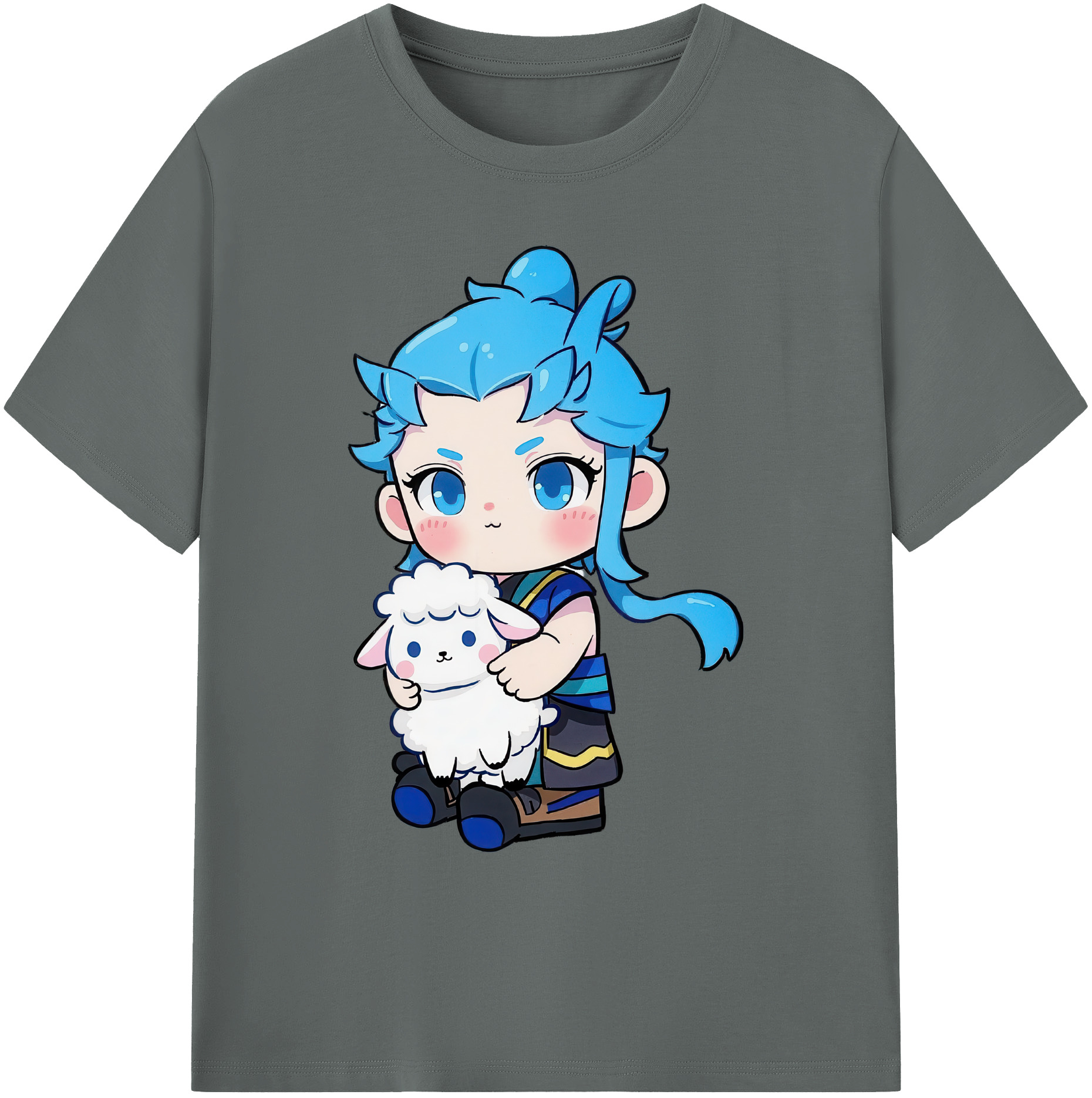 （画像用） Ne Zha 2 ナタ 魔童の大暴れ 綿100％ メンズ半袖Tシャツ｜肌触りやわらか＆通気性